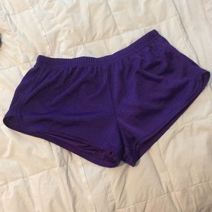 Soffe Size M purple shorts
